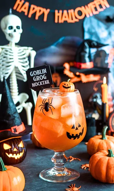 Cóctel temático de Halloween